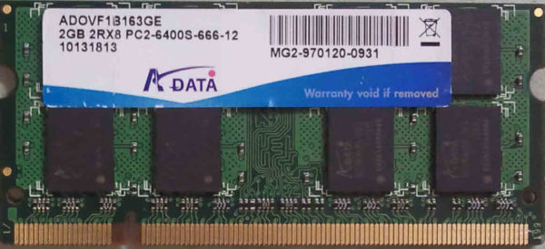 Adata 2GB PC2-6400S