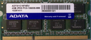 Adata 4GB PC3-10600S