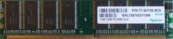 Apacer 1GB PC3200U