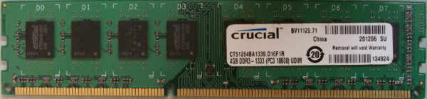 Crucial 4GB PC3-10600U