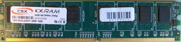 CSX 2GB PC2-5300U