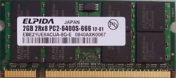 Elpida 2GB PC2-6400S