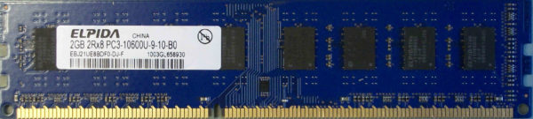 Elpida 2GB PC3-10600U