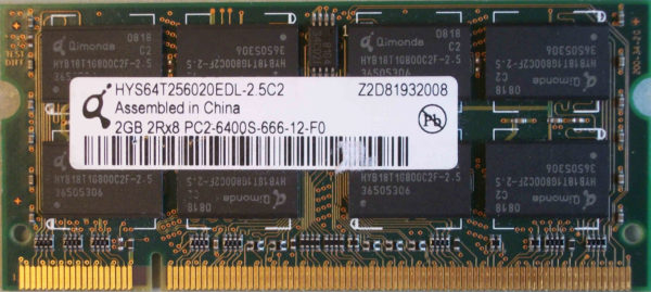Qimonda 2GB PC2-6400S