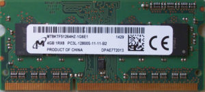 Micron 4GB PC3L-12800S