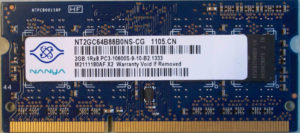 Nanya 2GB PC3-10600S