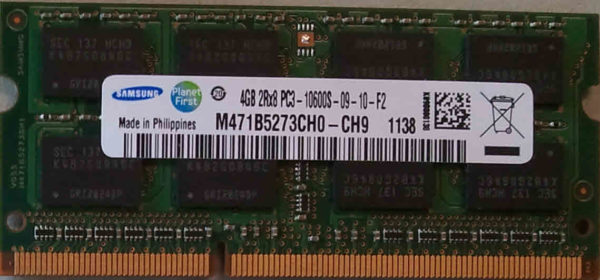 Samsung 4GB PC3-10600S