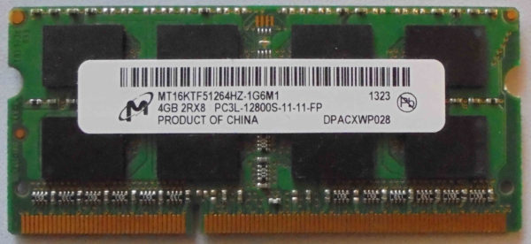 Micron 4GB PC3L-12800S