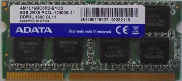 Adata 8GB PC3L-12800S