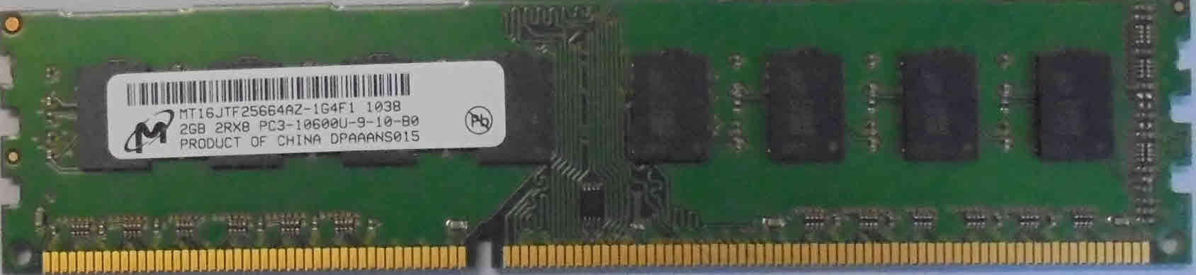 Mi17 Micron 2GB PC3-10600U