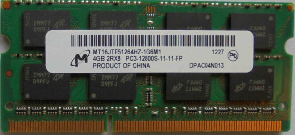Micron 4GB PC3-12800S