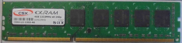 CSX 4GB PC3-10600U