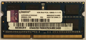Kingston 4GB PC3L-12800S