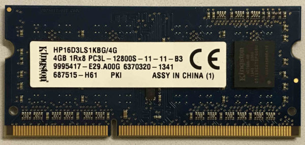 Kingston 4GB PC3L-12800S