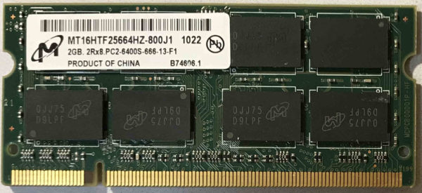 Micron 2GB PC2-6400S