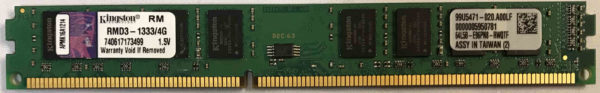 Kingston 4GB PC3-10600U