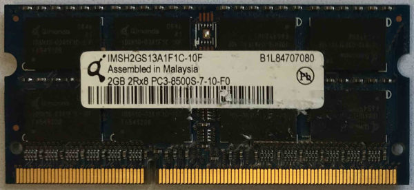 Qimonda 2GB PC3-8500S