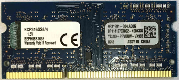 Kingston 4GB PC3-12800S