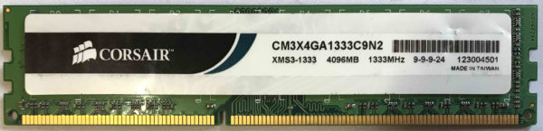 Corsair 4GB PC3-10600U