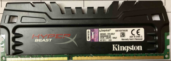 Kingston 4GB PC3-12800U HyperX Beast