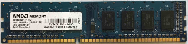 AMD 4GB PC3-12800U