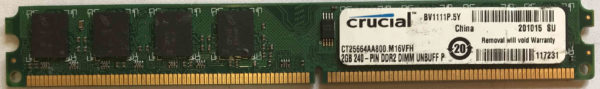 Crucial 2GB PC2-6400U