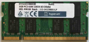 Hyperam 2GB PC2-4200S