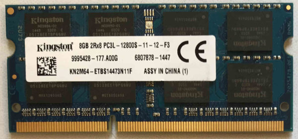 Kingston 8GB PC3L-12800S