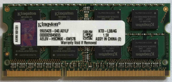 Kingston 4GB PC3-10600S