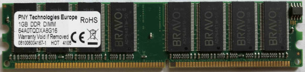PNY 1GB PC3200U
