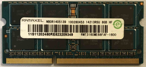Ramaxel 8GB PC3-12800S