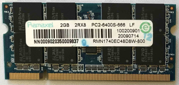 Ramaxel 2GB PC2-6400S