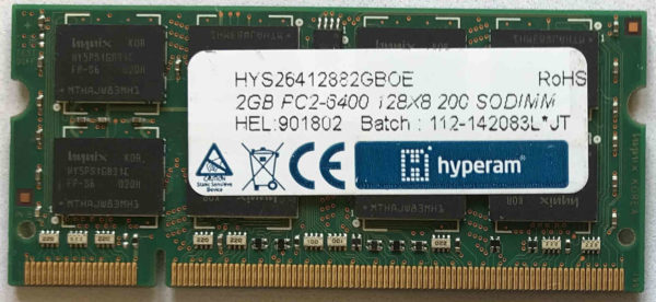 Hyperam 2GB PC2-6400S