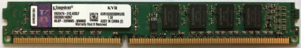 2GB 1Rx8 PC3-10600U Kingston