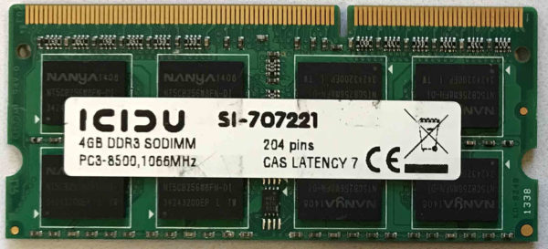 Icidu 4GB PC3-8500S