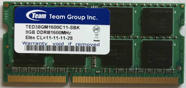 Team Group 8GB PC3-12800S