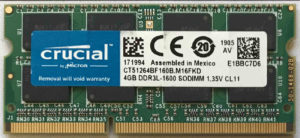 Crucial 4GB PC3L-12800S