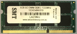 8GB SO DIMM DDR3 1333MHz