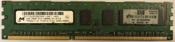 Micron 2GB PC3-10600E