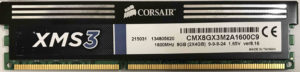 Corsair 4GB PC3-12800U XMS3