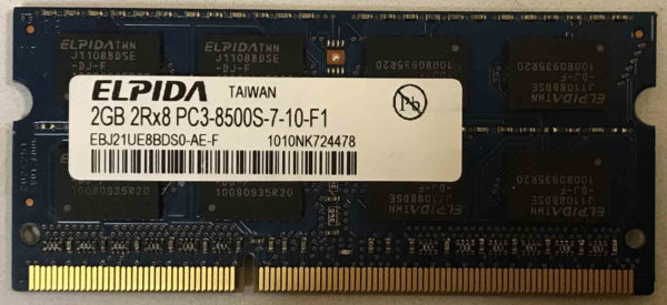 Elpida 2GB PC3-8500S