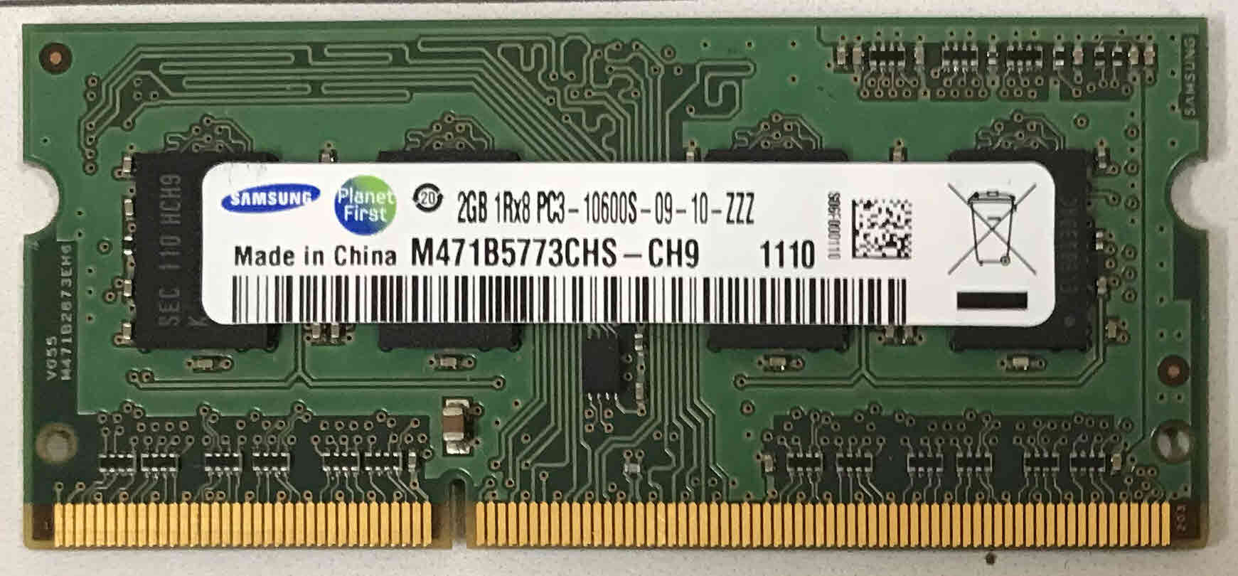 Samsung 2GB PC3-10600S