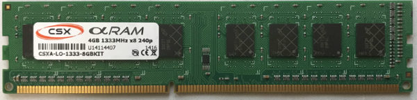 CSX 4GB PC3-10600U