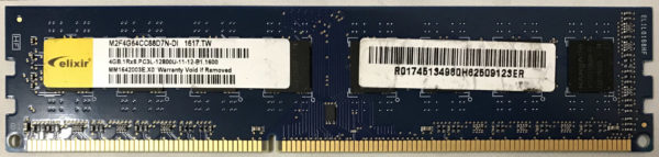 Elixir 4GB PC3L-12800U