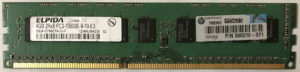 Elpida 4GB PC3-10600E-9-10-E3
