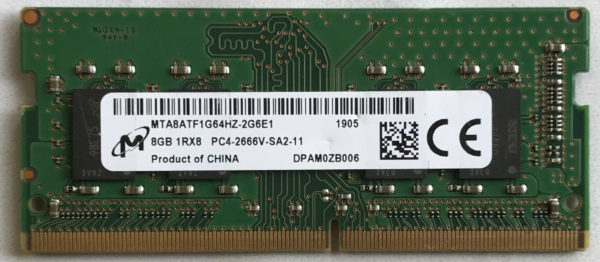Micron 8GB PC4-2666V-SA2-11