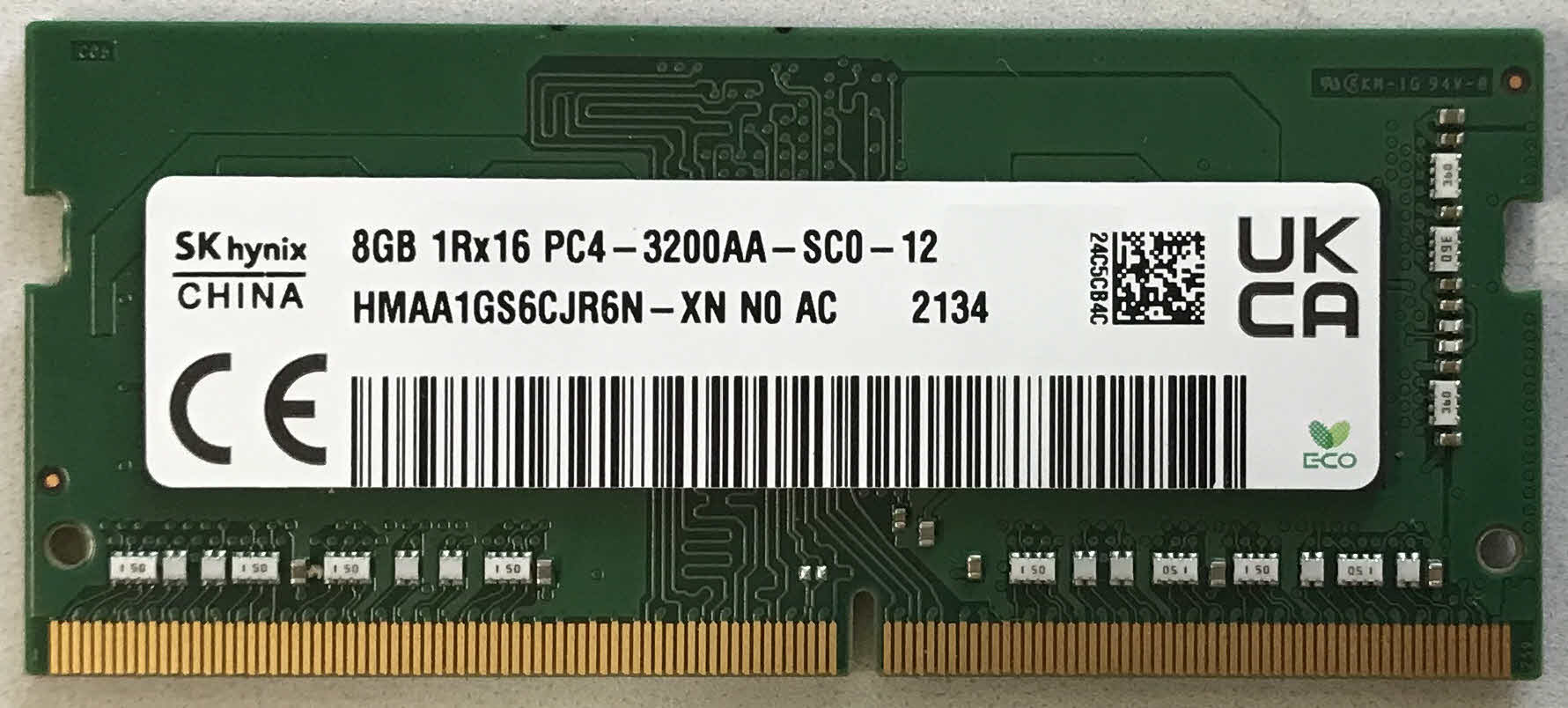 H121 SKhynix 8GB PC4-3200AA-SC0-12