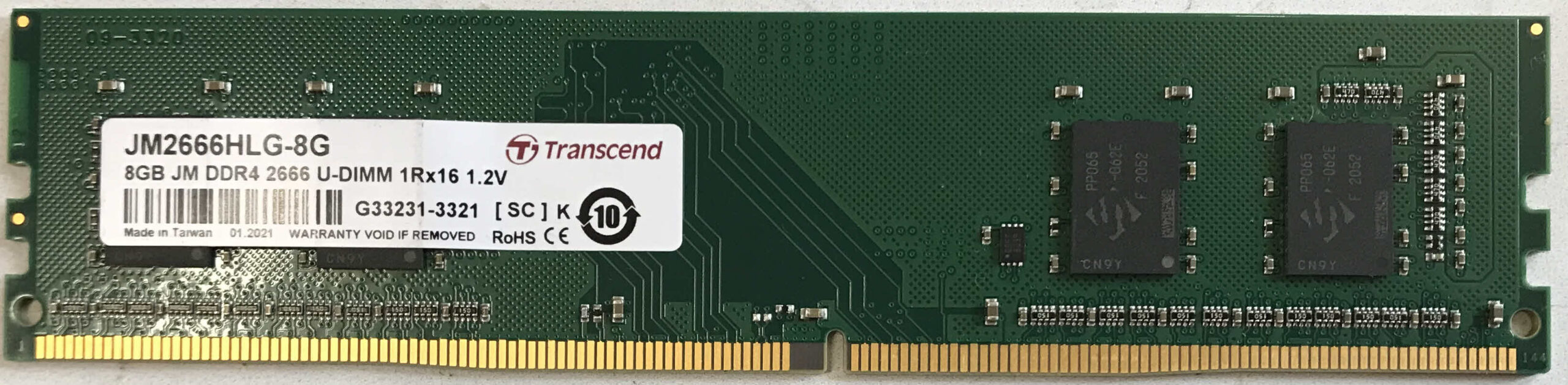 Tr40 Transcend 8GB PC4-2666