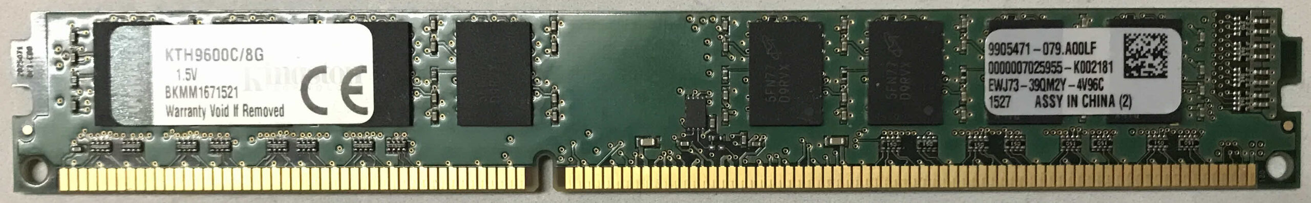 K362 Kingston 8GB PC3-12800U slimline
