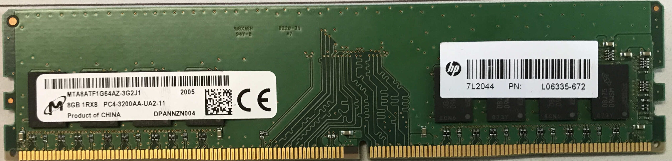 M105 Micron 8GB PC4-3200AA-UA2-11